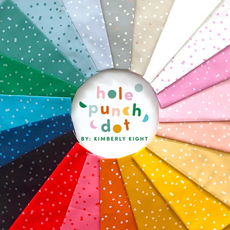 Jelly Roll (40 2.5" x WOF Strips)) - Hole Punch Dot by Kimberly Kight of Ruby Star Society for Moda Fabrics