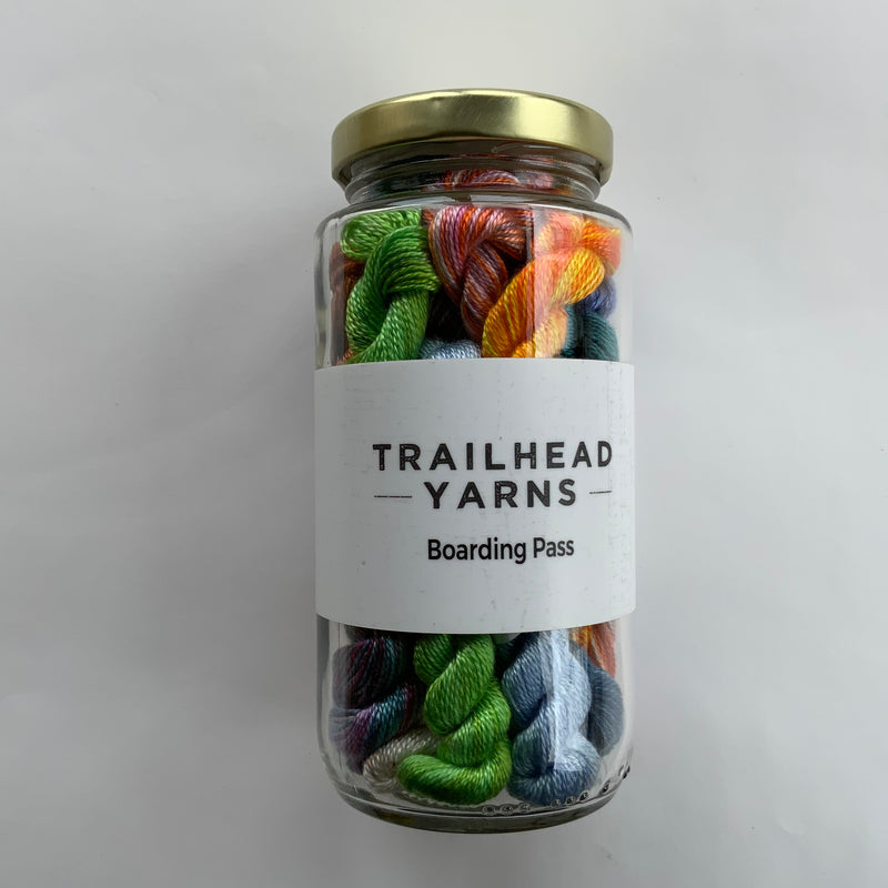 Boarding Pass Collection - Acorn Threads by Trailhead Yarns