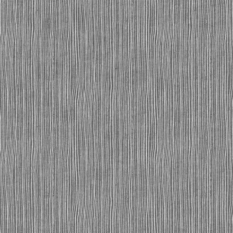 Gray - Stripe - Cotton/Linen - Harmony by Ghazal Razavi for Figo Fabrics - $22.99/m