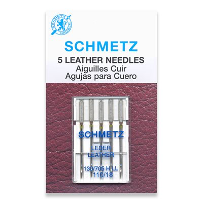 Schmetz Leather Needles - 5pc - Size 110/18