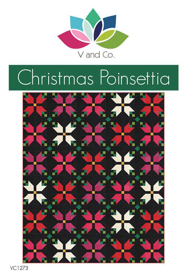 Christmas Poinsettia - Ombre Wovens by V and CO. for Moda