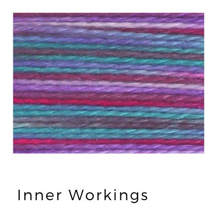 Inner Workings (123) - Acorn Premium Hand-Dyed 8 wt Hand Stitching Thread - 20 yds