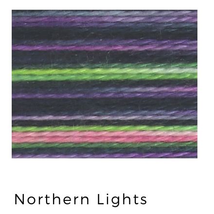 Northern Lights (30) - Acorn Premium Hand-Dyed 8 wt Hand Stitching Thread - 20 yds