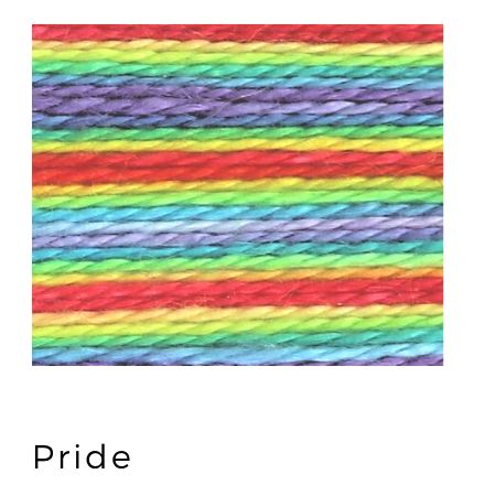 Pride (136) - Acorn Premium Hand-Dyed 8 wt Hand Stitching Thread - 20 yds