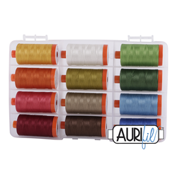 The Classic Collection - (12) Large 50wt Spools - Aurifil Thread