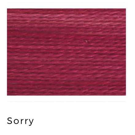 Sorry (57) - Acorn Premium Hand-Dyed 8 wt Hand Stitching Thread - 20 yds