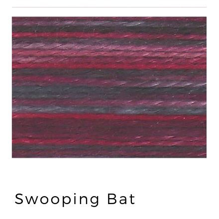 Swooping Bat (56) - Acorn Premium Hand-Dyed 8 wt Hand Stitching Thread - 20 yds