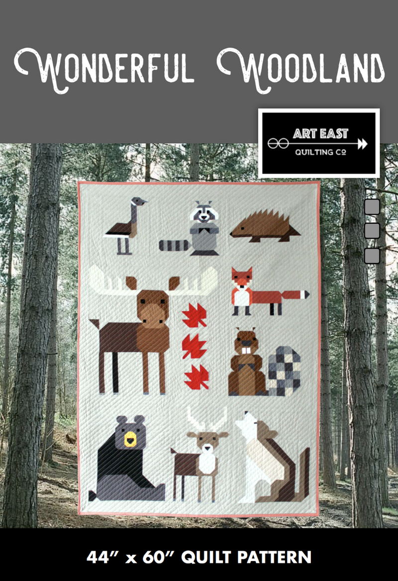 Wonderful Woodland Quilt Pattern by Art East Quilting Co