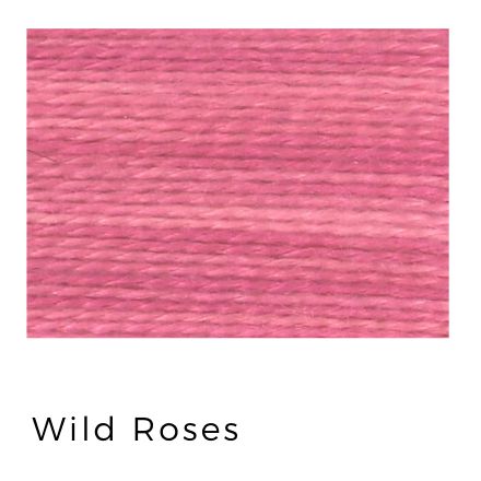 Wild Roses (54) - Acorn Premium Hand-Dyed 8 wt Hand Stitching Thread - 20 yds